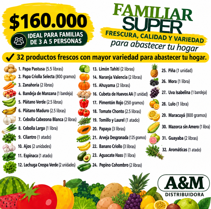 Mercado Familiar Súper – Combo A&M