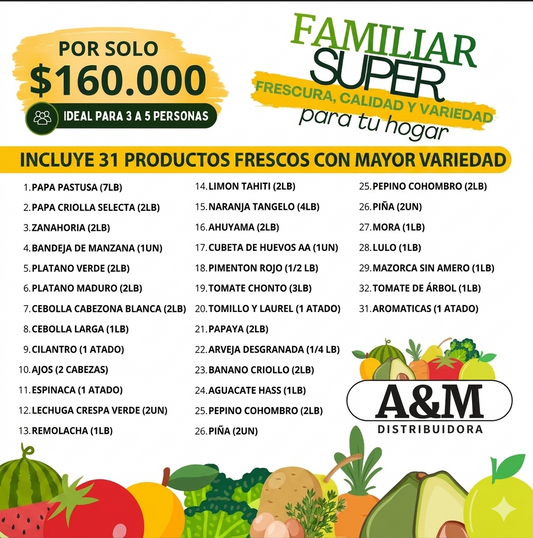 Mercado Familiar Súper – Combo A&M